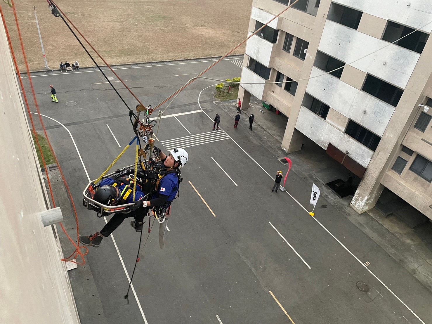「橋 Ch'iao 2022」2日目 訓練塔でのロープレスキュー!