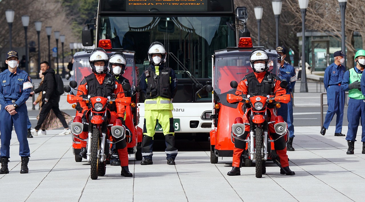 令和5年 東京消防庁 春の火災運動消防演習参加車両