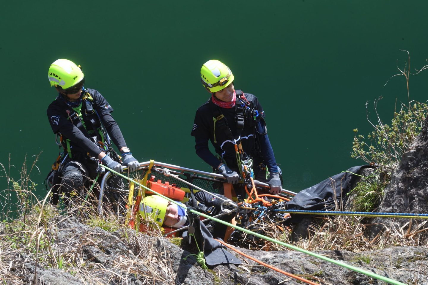 ロープレスキュー競技会「GRIMP JAPAN 2023」想定レポート<br>Day3 I-2「吉野川河原駐車場」