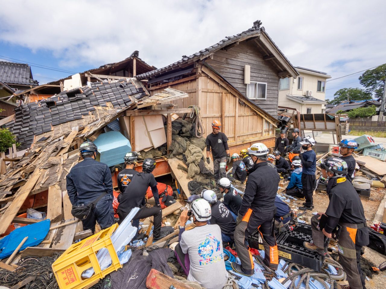 石川県珠洲市で救出技術研修会<br>DRT JAPAN主催で消防士多数参加！