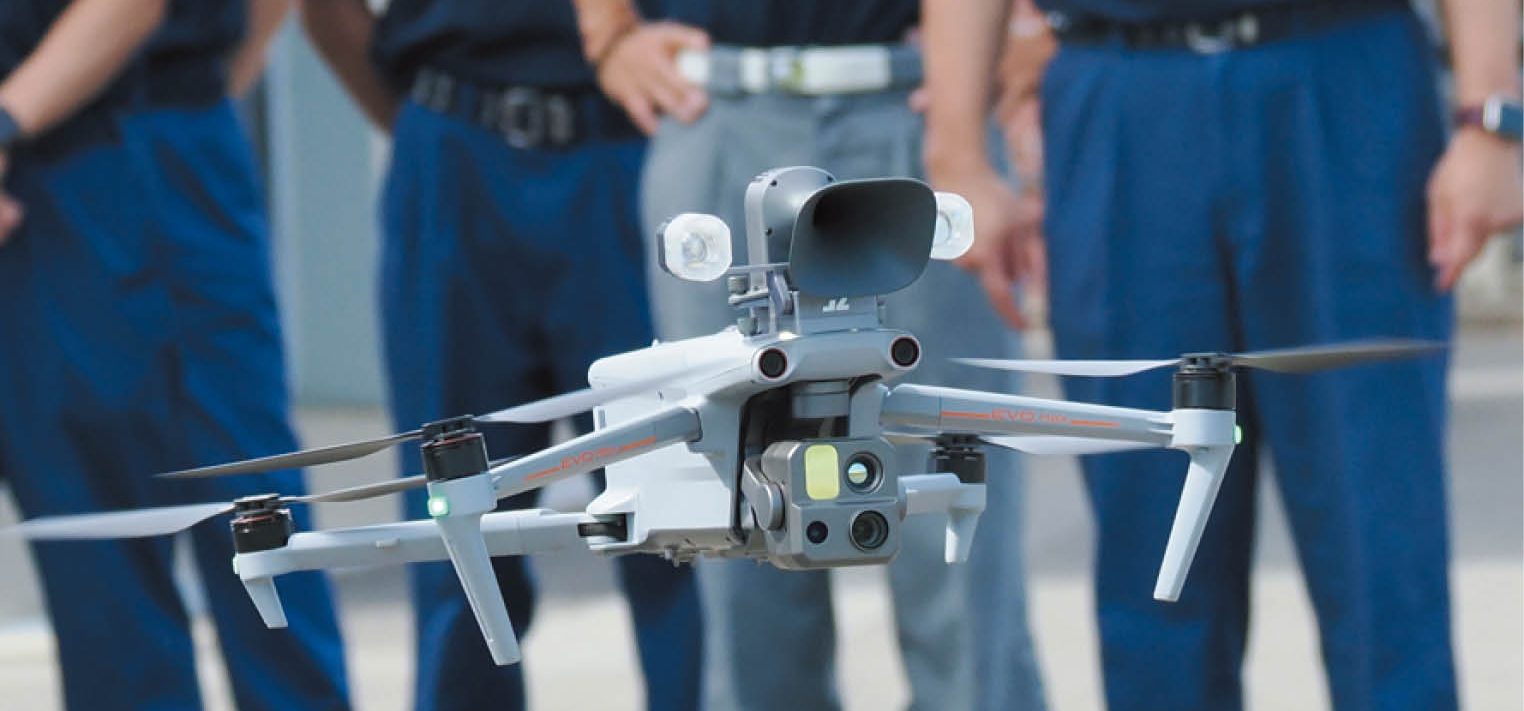 ドローン飛行デモンストレーション<br>Case05:にかほ市消防本部