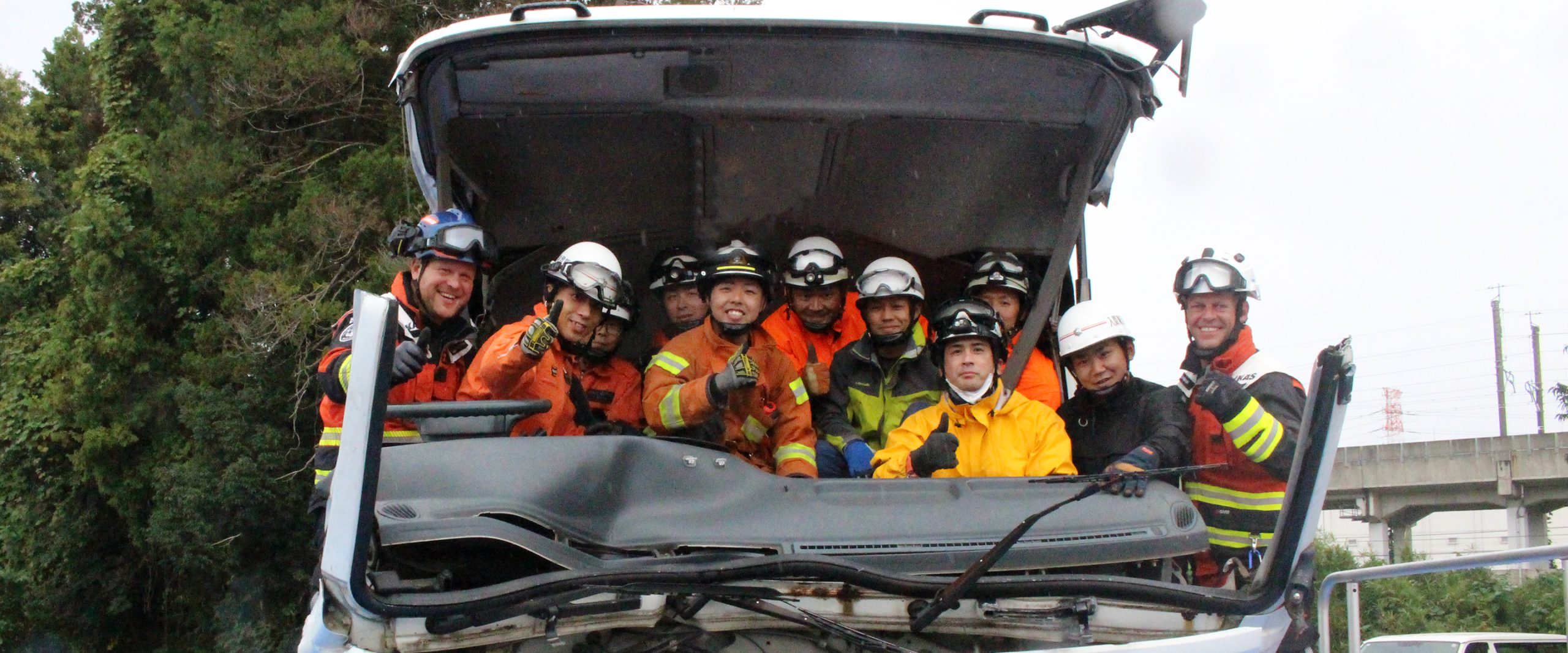 大型トラックの車両破壊研修が盛況!<br>「TRES 2024」by 帝国繊維 下野工場