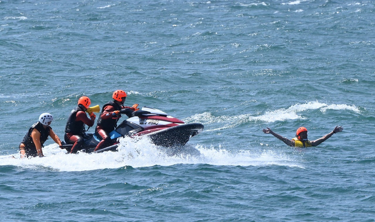 守るのは夏の海とその命<br>『特別合同水難救助訓練』<br>―逗子市消防本部―