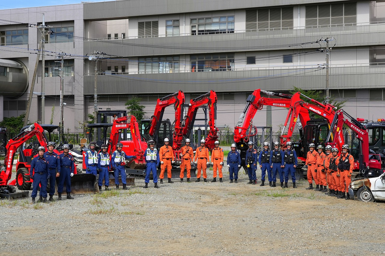 最強の重機部隊を目指して！熱き訓練の一日 <br>神奈川県内消防重機部隊